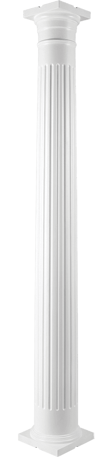 Colonial Tapered Round Fluted